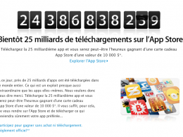 Compte à rebours des 25 milliards de téléchargements