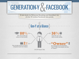 Facebook et la génération Y