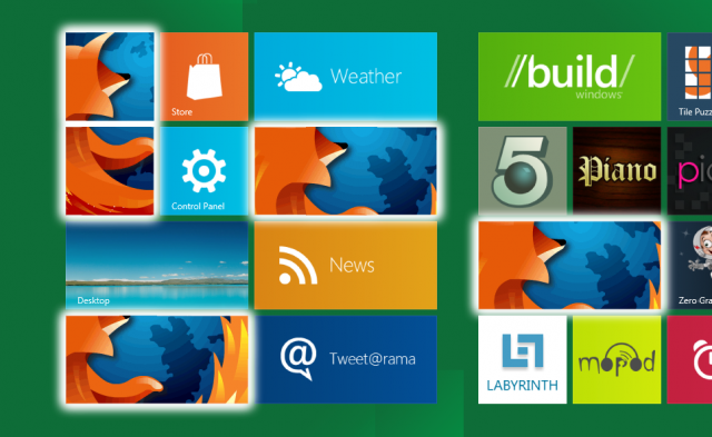 Interface Metro pour Firefox