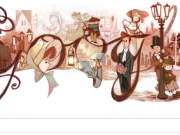 Google : Doodle Charles Dickens