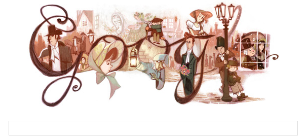 Google : Doodle Charles Dickens