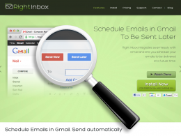 RightInBox : Planification mails Gmail