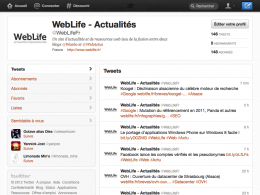 Twitter : Nouvelle interface