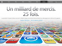 Message remerciement Apple