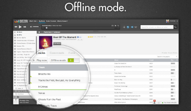 Deezer : Mode Hors Ligne