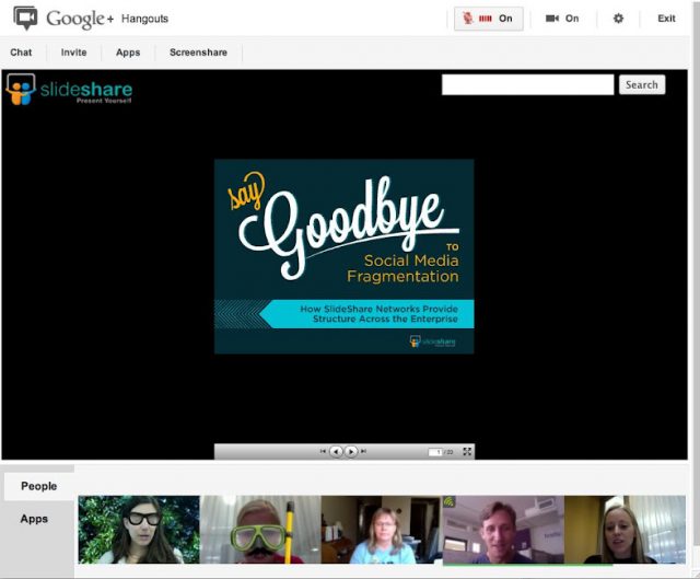 Google Hangout : Applications