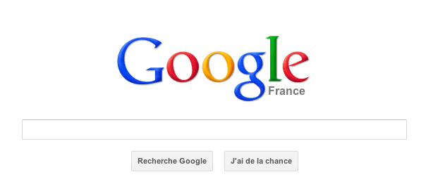 Google : Page d'accueil du moteur de recherche