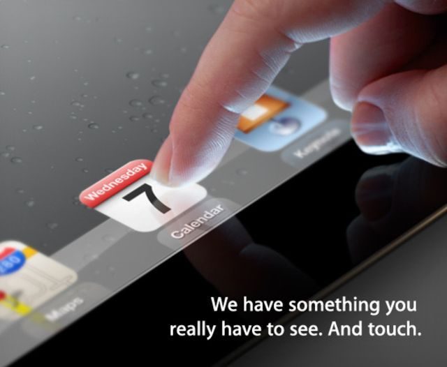 Invitation Apple pour l'annonce de l'iPad HD