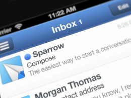 Sparrow : Application iPhone