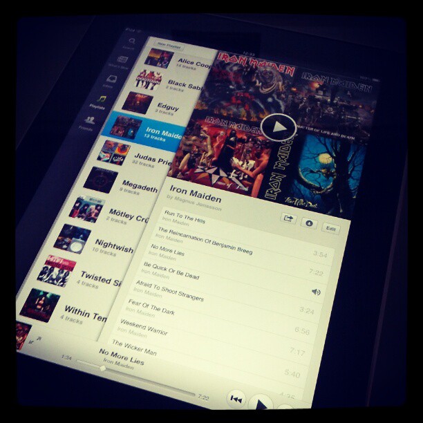 Spotify : Application iPad