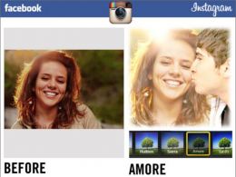Instagram : Filtres de photos sur Facebook