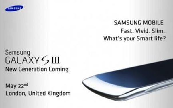 Invitation pour découvrir le Samsung Galaxy S III