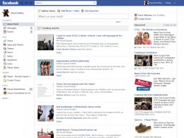 Facebook: Trending articles