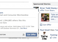 Facebook : Offre de réduction e-commerce