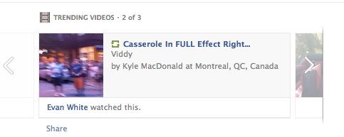 Les vidéos tendances sur Facebook