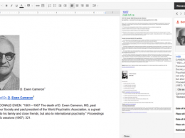 Barre de recherche sur Google Docs