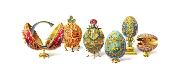 Doodle Google : Oeufs de Fabergé