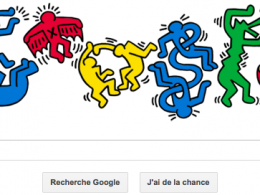 Google : Doodle Keith Haring - Hiéroglyphes