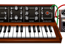 Doodle Google : Synthétiseur de Robert Moog