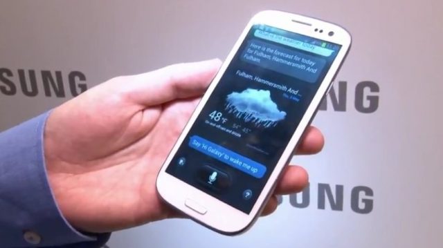 S-Voice sur Samsung Galaxy S III