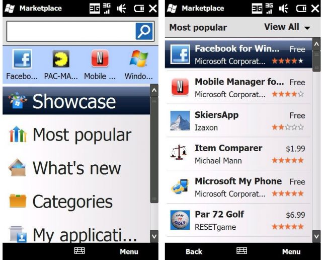 Windows Mobile Marketplace