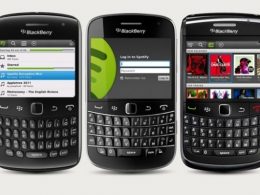 Spotify sur Blackberry