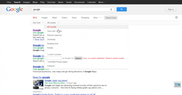 Google : Nouvelle interface utilisateur