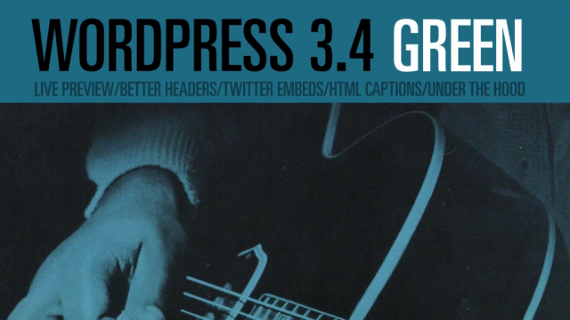 WordPress 3.4