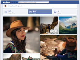 Facebook : Nouvelle interface des albums photos