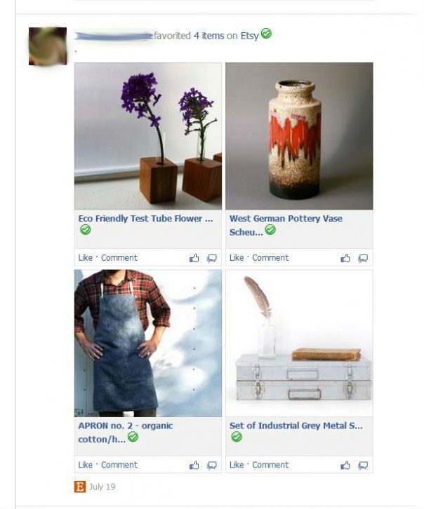 Facebook : Design Pinterest