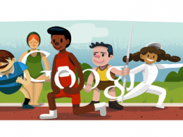 Google : Doodle Jeux Olympiques de Londres 2012