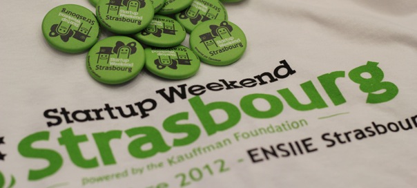 Startup Weekend Strasbourg : T-shirt & badges