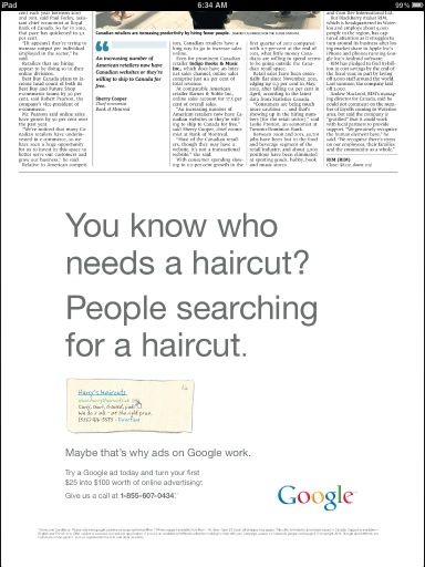 Publicités Google Adwords