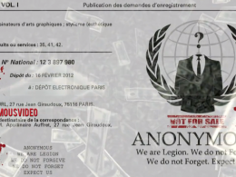 Anonymous : Logo & slogan à l'INPI