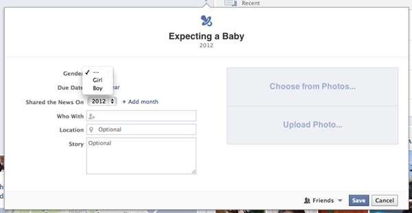 Facebook : Quand comptez-vous avoir des enfants ?