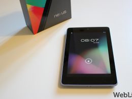 Google Nexus 7 : Tablette & boîte