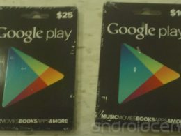 Google Play : Cartes cadeaux prépayées