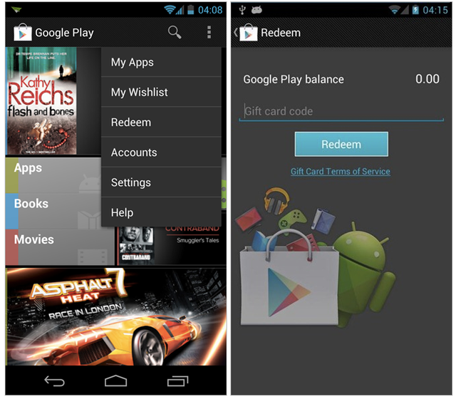 Google Play Vers l'ajout de codes de réduction et de wishlist ? Life