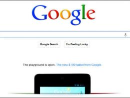 Publicité Google Nexus 7