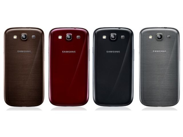Samsung Galaxy S III : Nouvelles couleurs