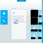 Skype Modern UI - Navigation