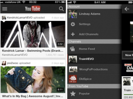 Application YouTube iOS