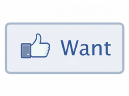 Facebook : Bouton Want