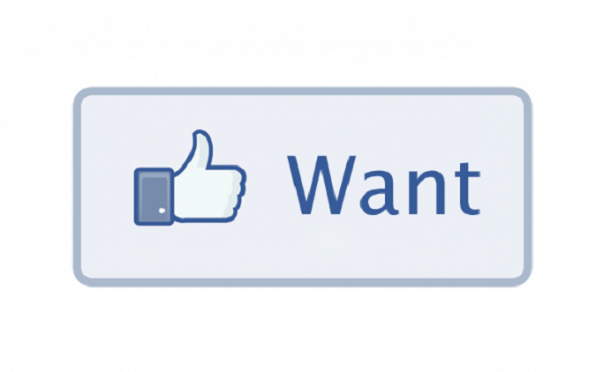 Facebook : Bouton Want