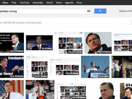 Google Images : Mitt Romney sur la requête "completely wrong"