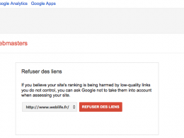 Google : Refuser des liens