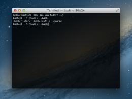 OS X : Terminal