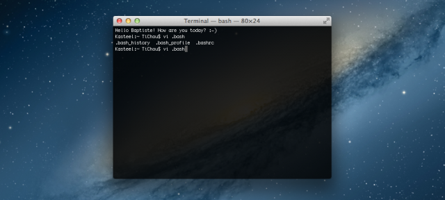 OS X : Terminal