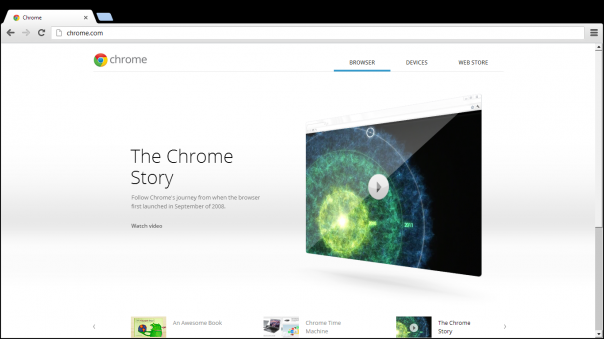 Windows 8 : Google Chrome