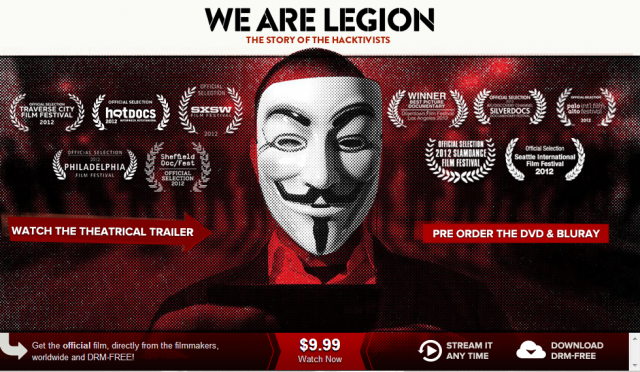 Anonymous : We Are Legion, le documentaire disponible